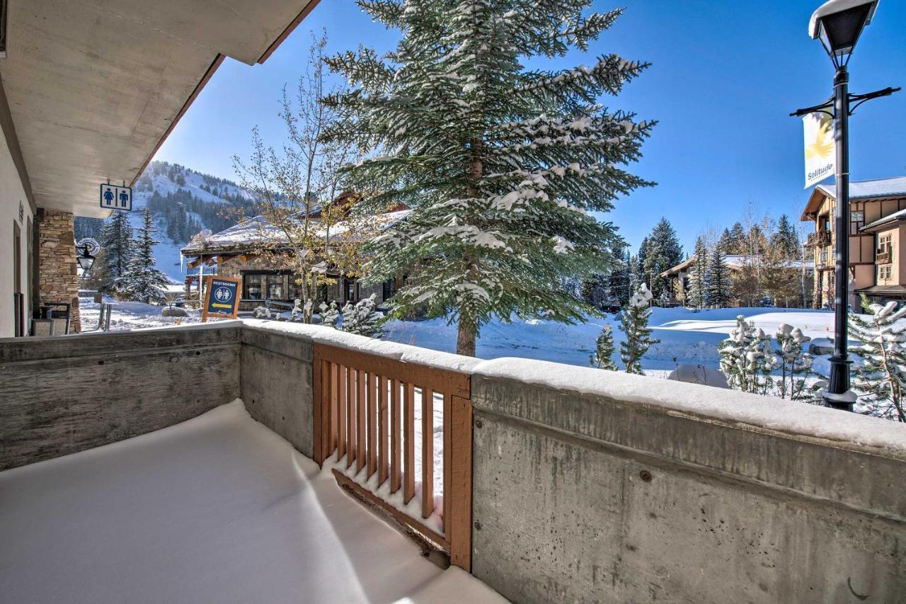 Solitude Mountain Slopeside Ski Condo With Hot Tub! Brighton Eksteriør bilde